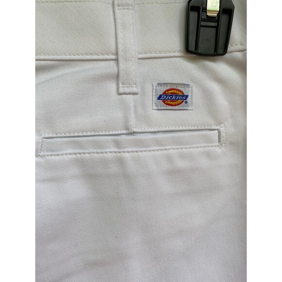 Dikies White Straight Leg Pants Painters Plus Size 24 Regular/Inseam 33 - Picture 4 of 7